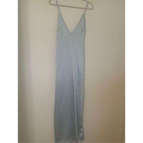 More to Come Regina Maxi Dress in Baby Blue NEW NWT - Picture 4 of 10